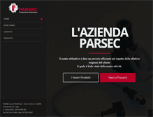 Tablet Screenshot of parsecitalia.com
